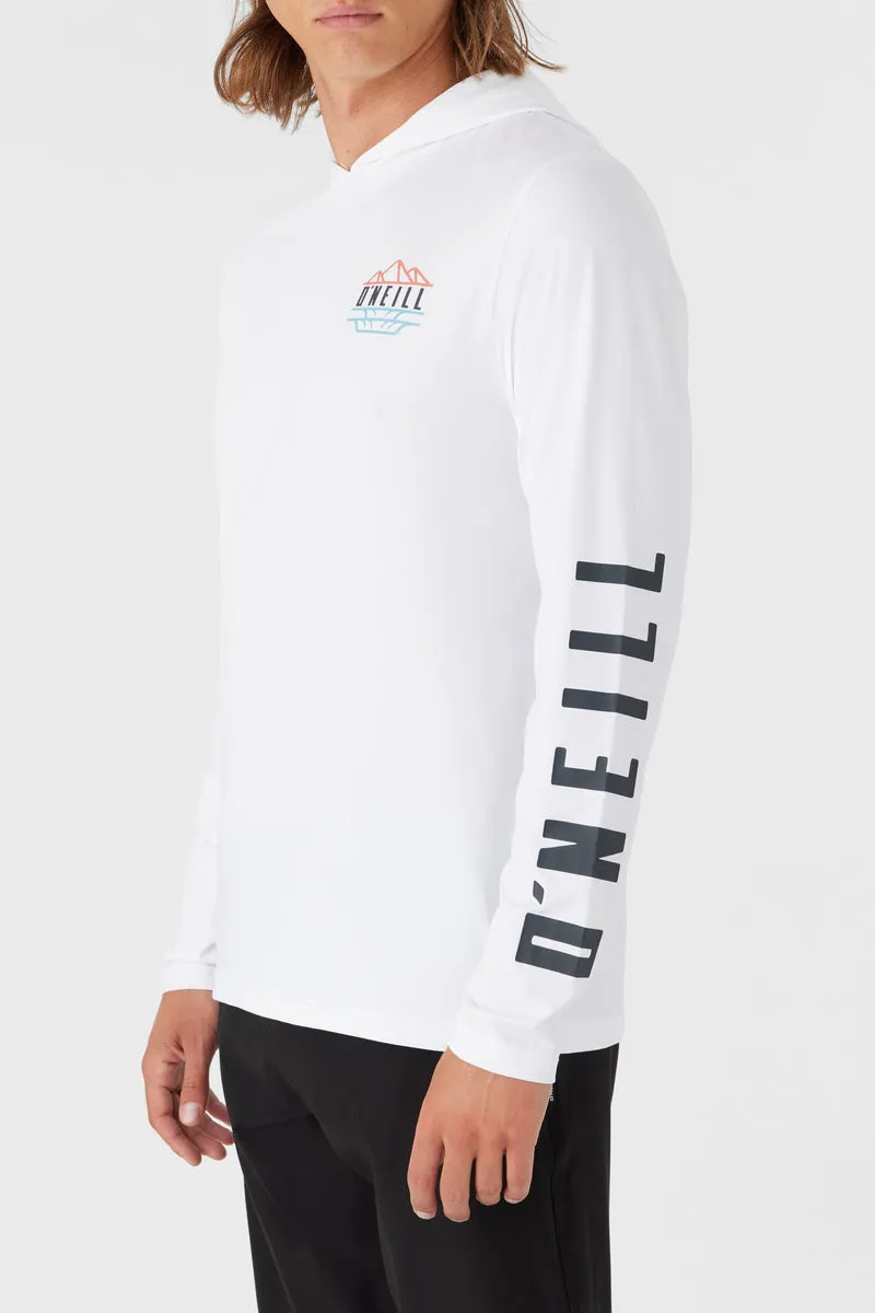 O'Neill Trvlr UPF Hooded L/S Tee-White