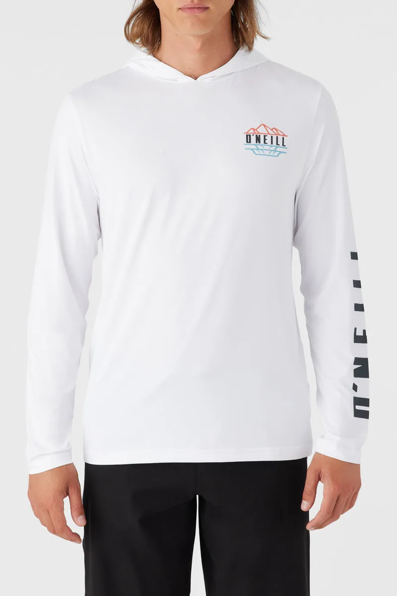 O'Neill Trvlr UPF Hooded L/S Tee-White