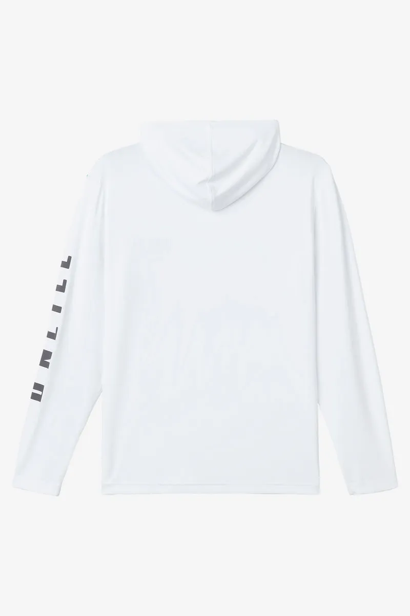 O'Neill Trvlr UPF Hooded L/S Tee-White