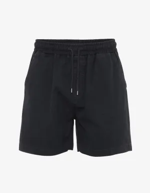 Organic Twill Shorts - Deep Black