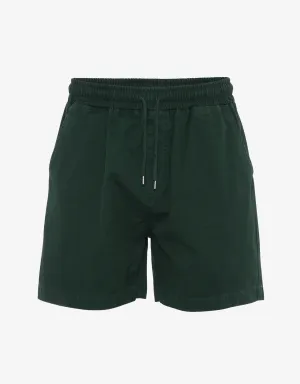 Organic Twill Shorts - Hunter Green