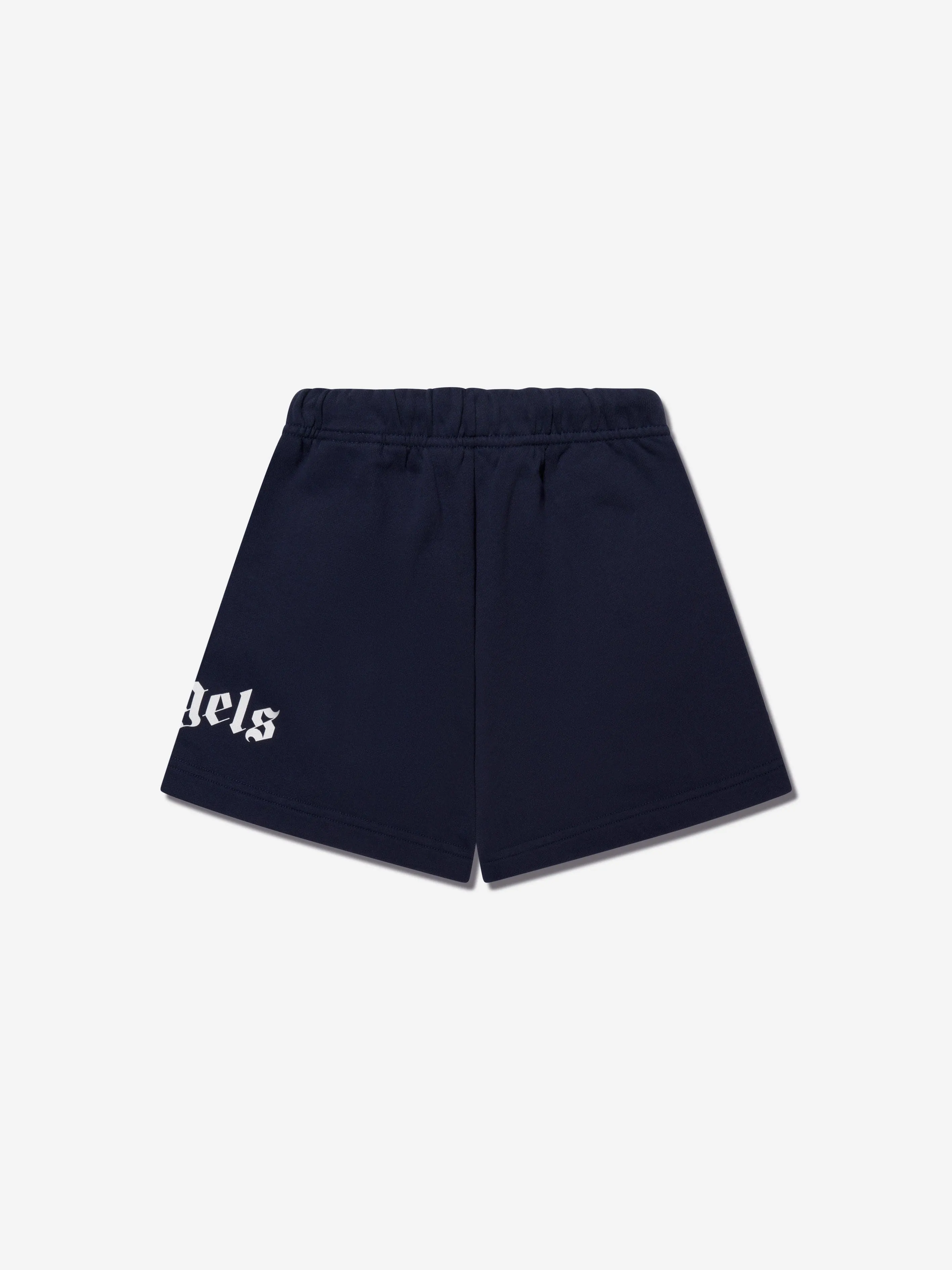 Palm Angels Boys Classic Overlogo Sweat Shorts in Navy