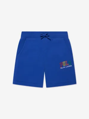 Ralph Lauren Boys Polo Logo Shorts in Blue