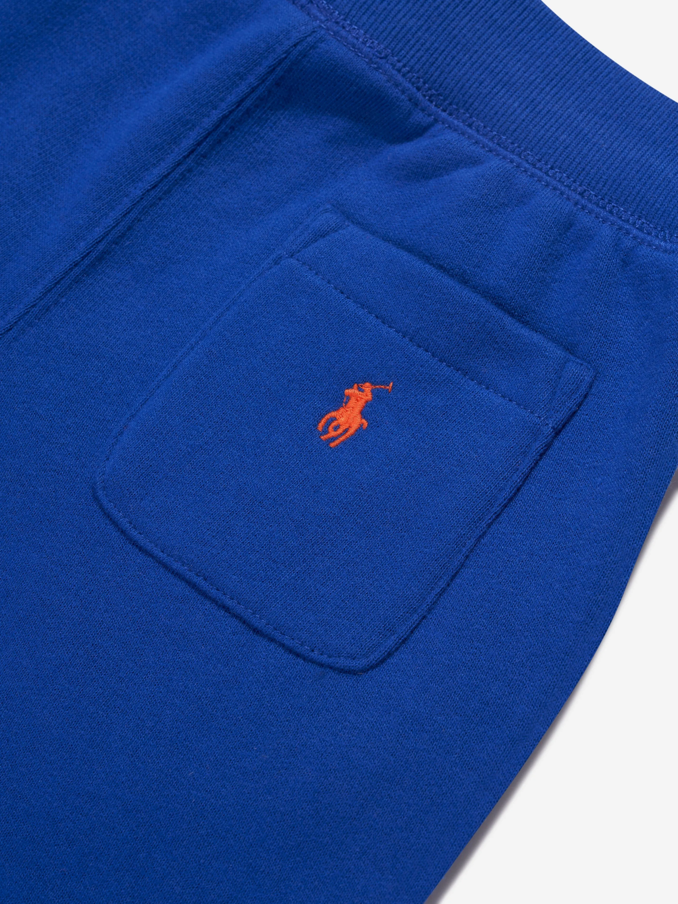 Ralph Lauren Boys Polo Logo Shorts in Blue