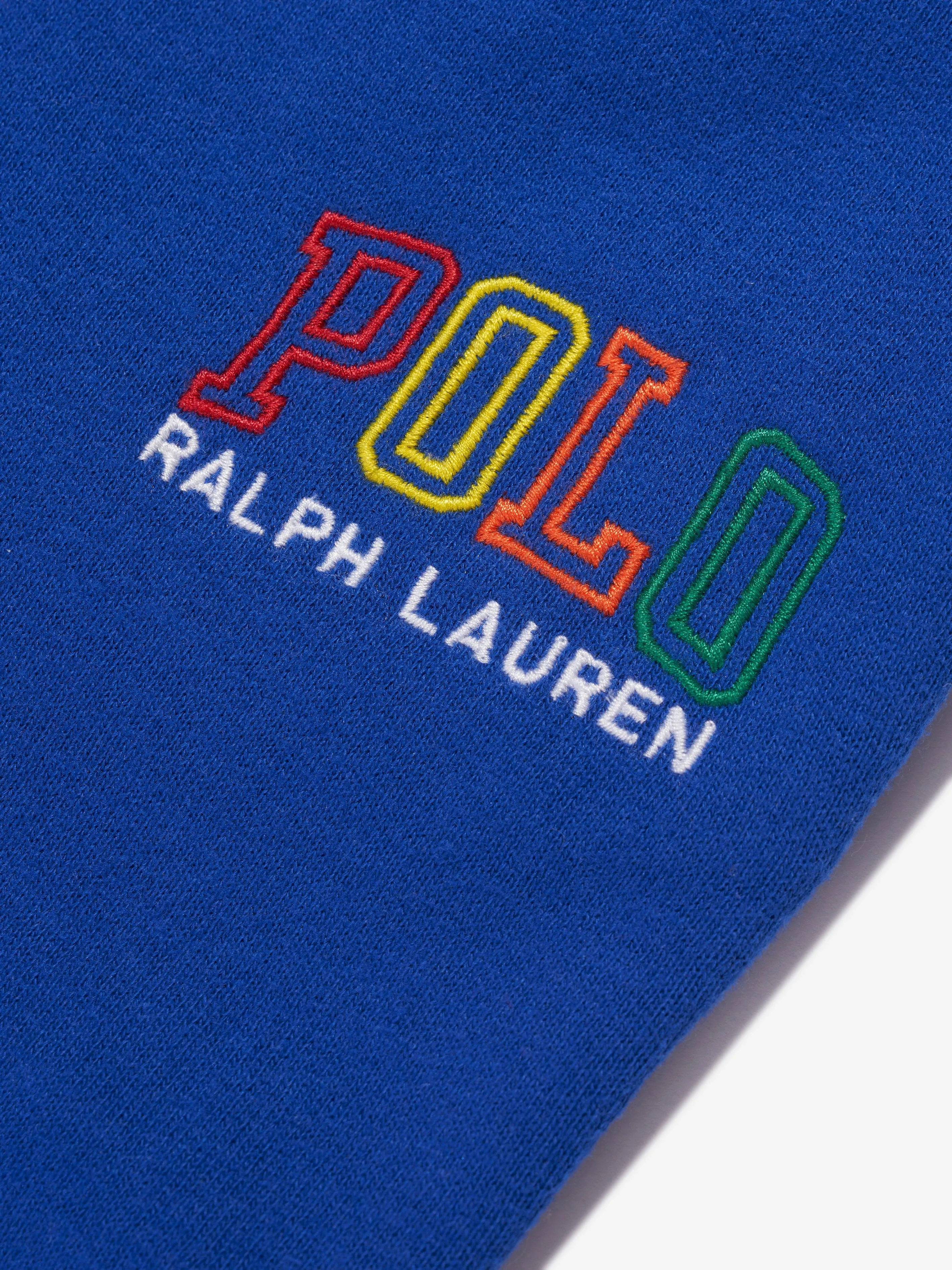 Ralph Lauren Boys Polo Logo Shorts in Blue