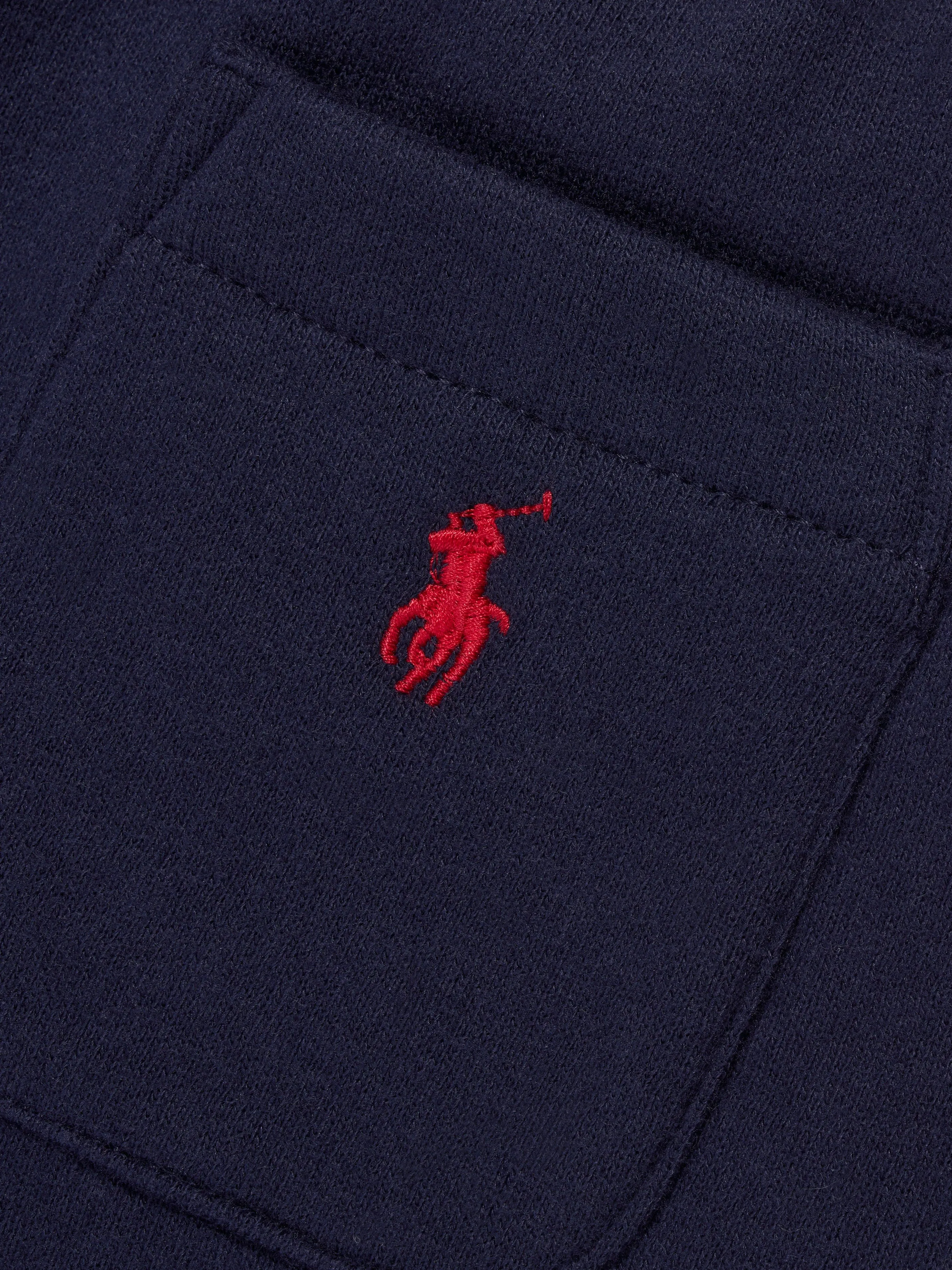 Ralph Lauren Boys Polo Logo Shorts in Navy