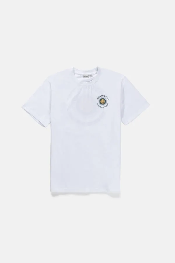 Rhythm Sun Life Ss T-Shirt - Vintage White