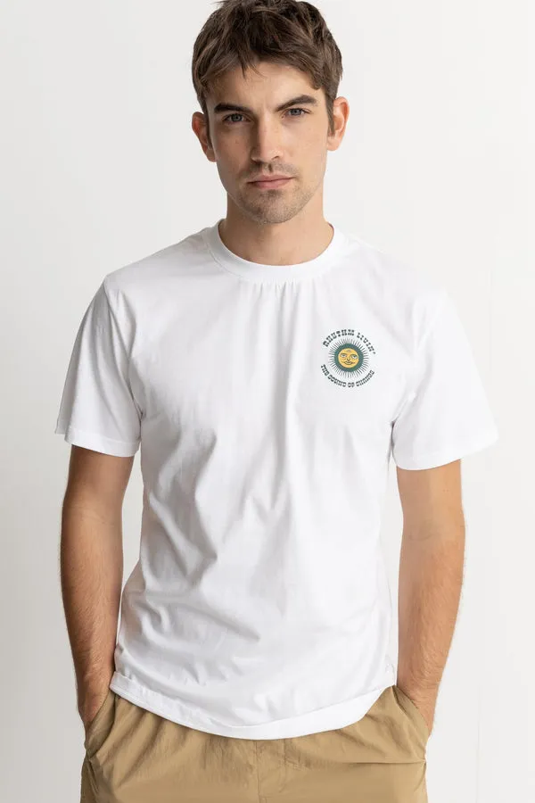 Rhythm Sun Life Ss T-Shirt - Vintage White