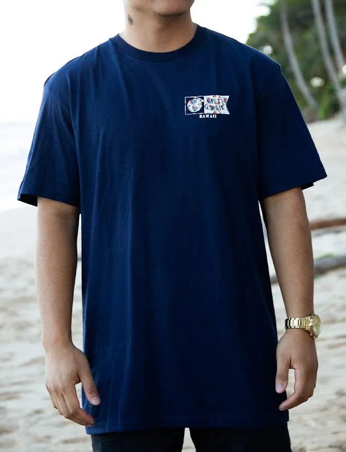 SALTY CREW ALPHA TROPICS TEE - NAVY