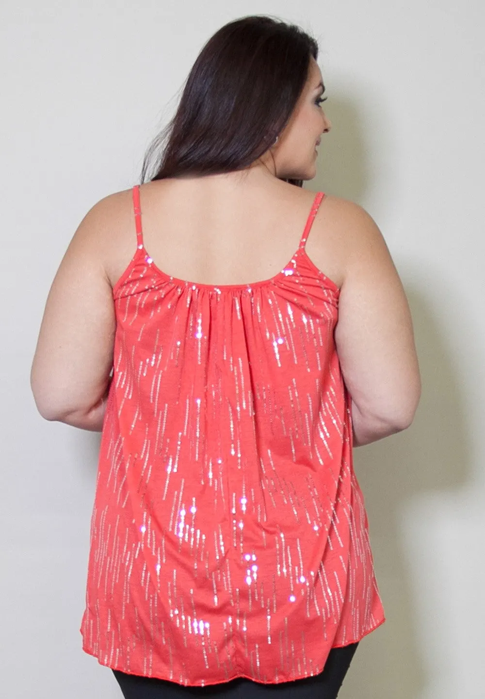 Sequin Jersey Cami