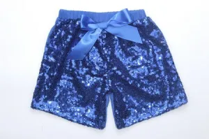 Sequin Shorts - Royal Blue