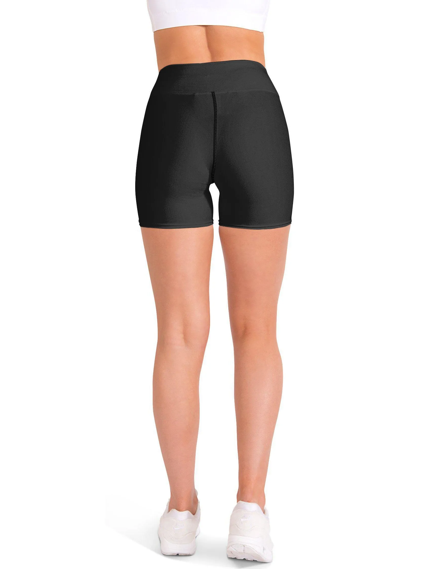 Solid Charcoal Grey Yoga Shorts