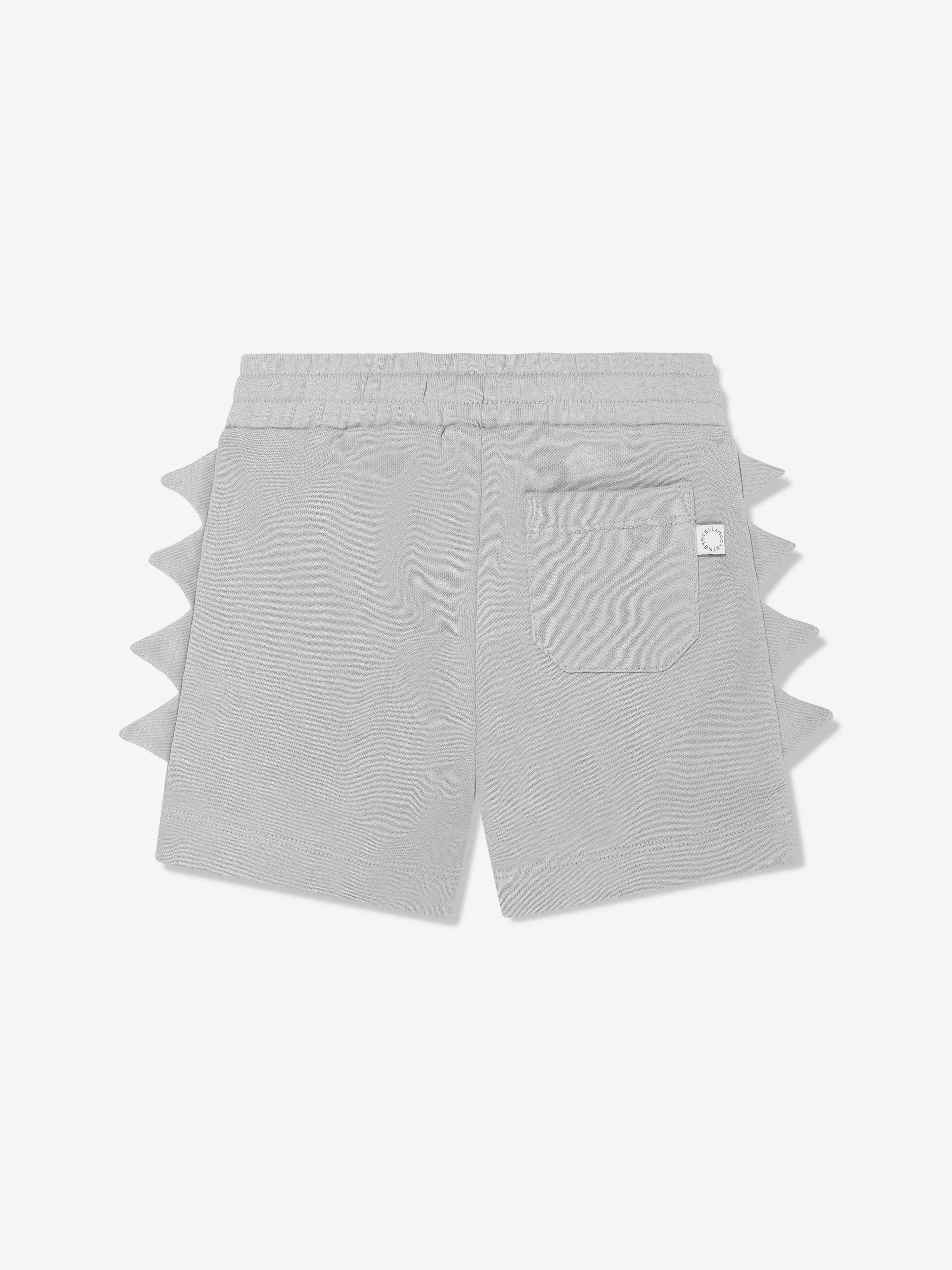 Stella McCartney Baby Boys Shark Shorts in Grey