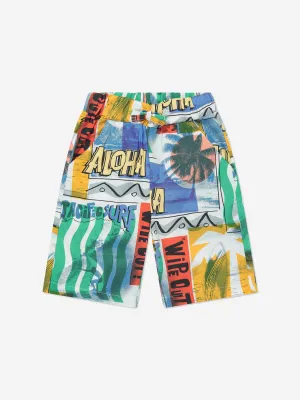 Stella McCartney Boys Surfer Shorts in Multicolour