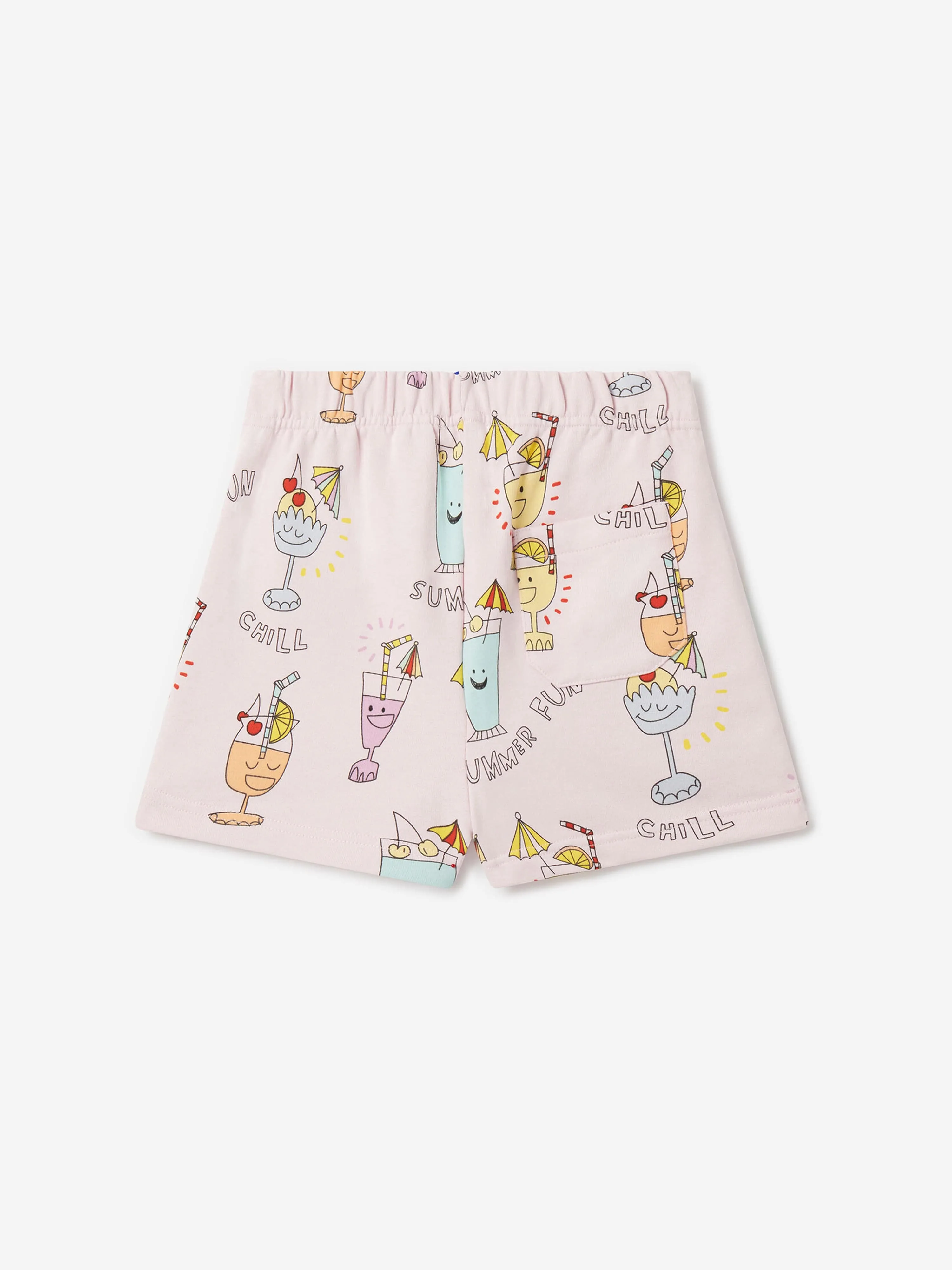 Stella McCartney Girls Summer Fun Shorts in Pink