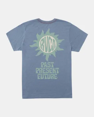 Sun Stamp Tee - Industrial Blue