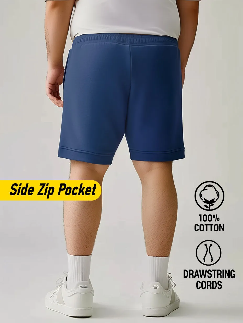 Take off Cotton Plus Size Shorts