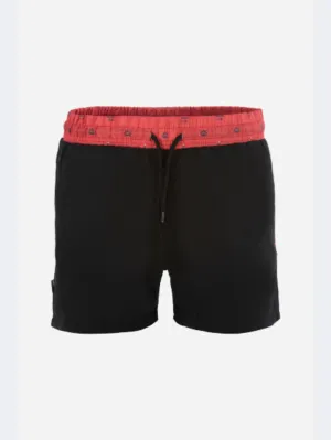 Top Ten 2043 Straight Men Beach Swim Short Black