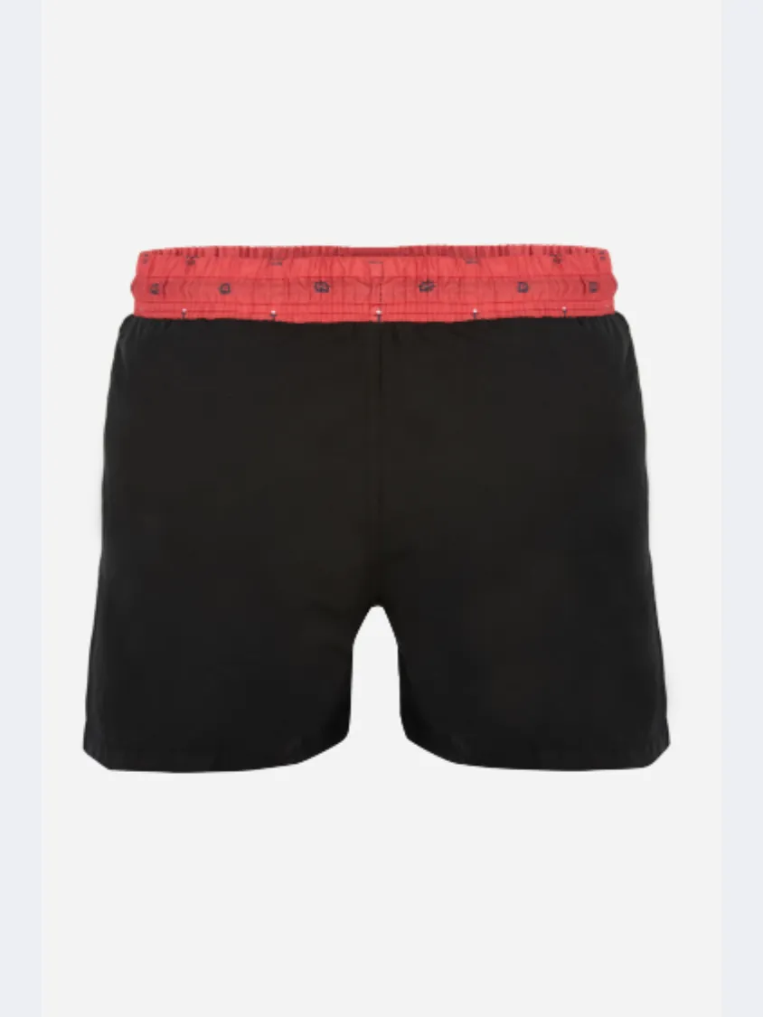 Top Ten 2043 Straight Men Beach Swim Short Black