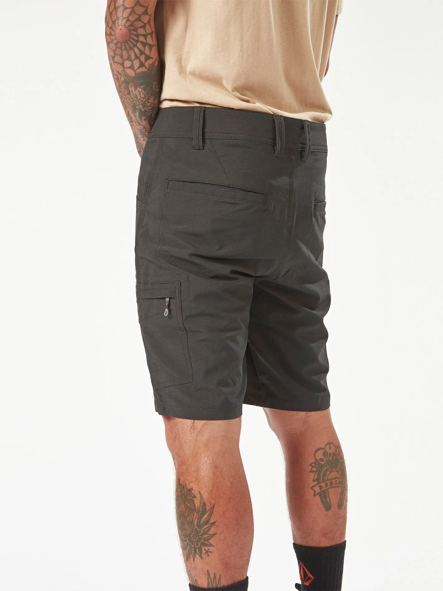 Volcom Workwear Slab Hybrid Shorts - Black