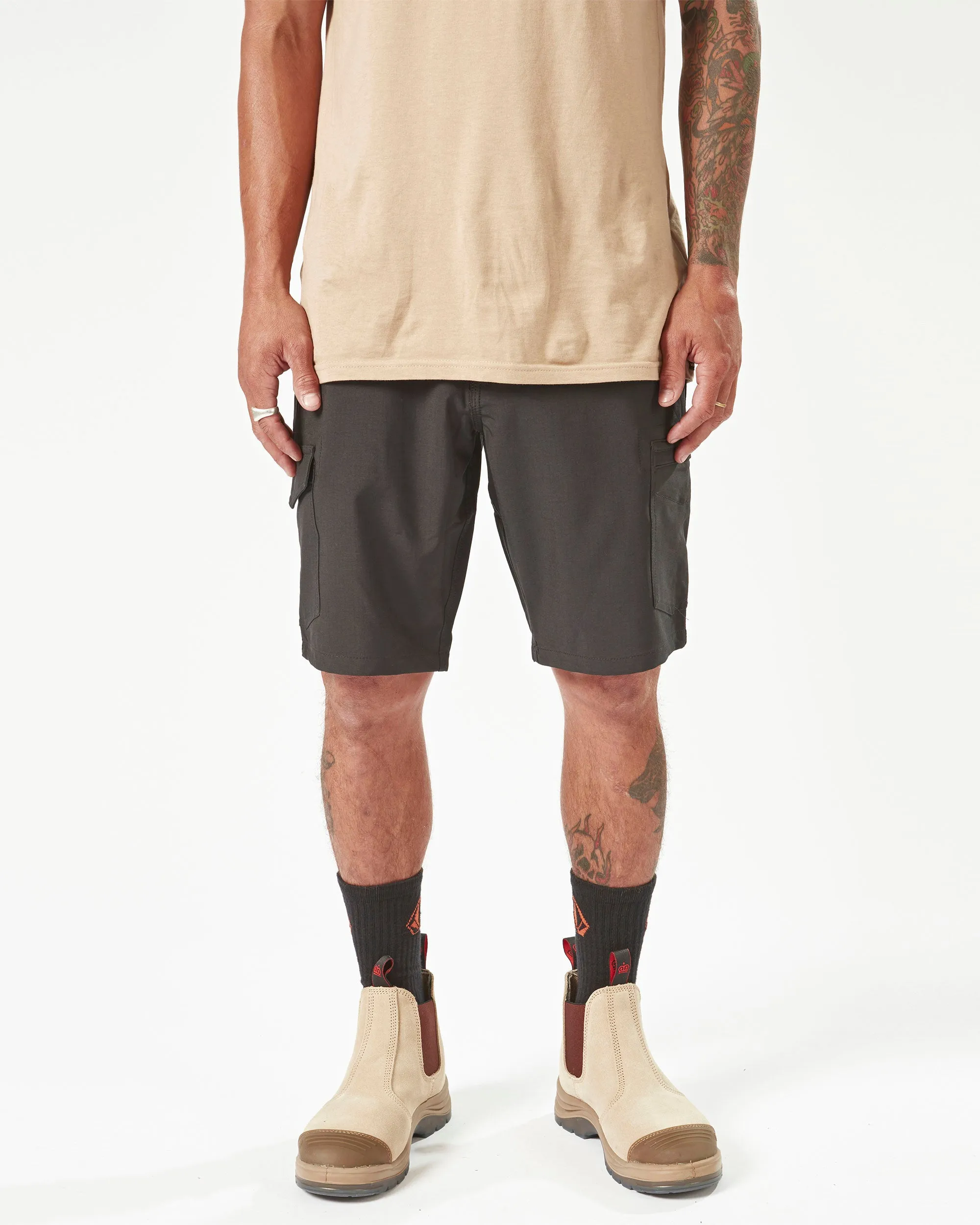 Volcom Workwear Slab Hybrid Shorts - Black