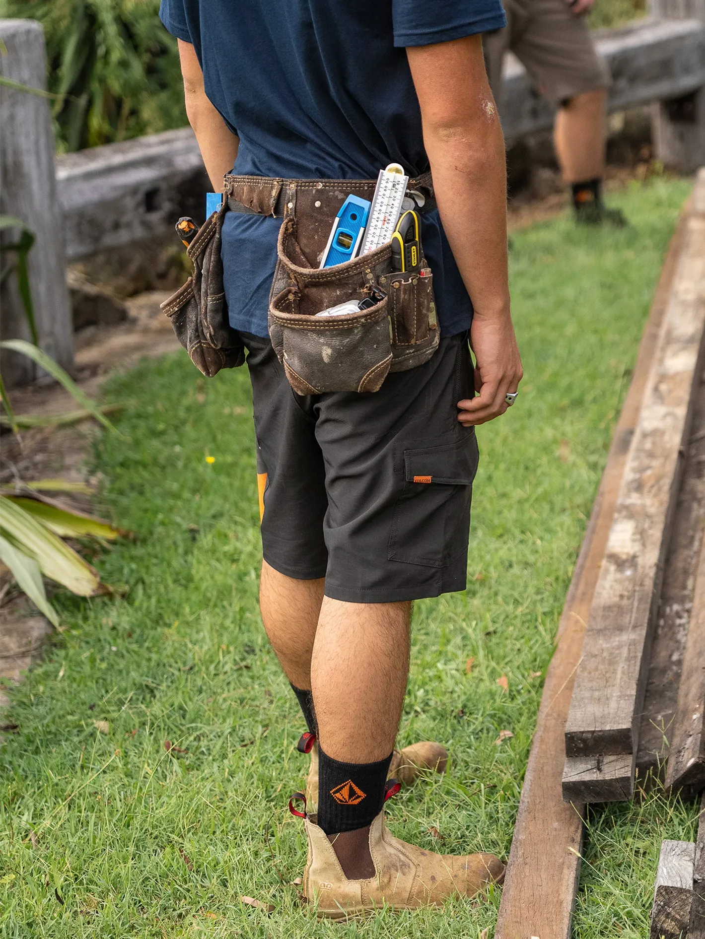 Volcom Workwear Slab Hybrid Shorts - Black