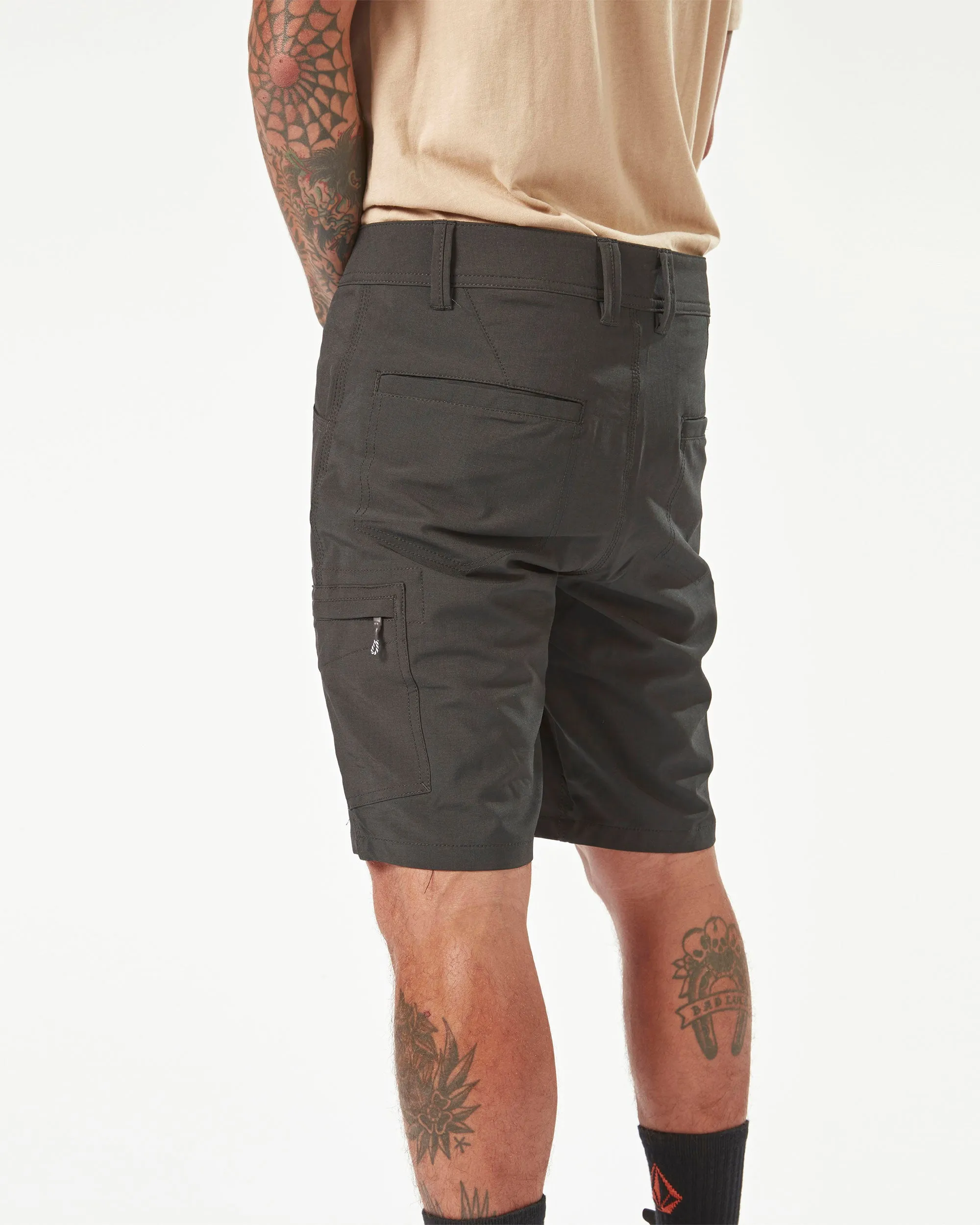 Volcom Workwear Slab Hybrid Shorts - Black