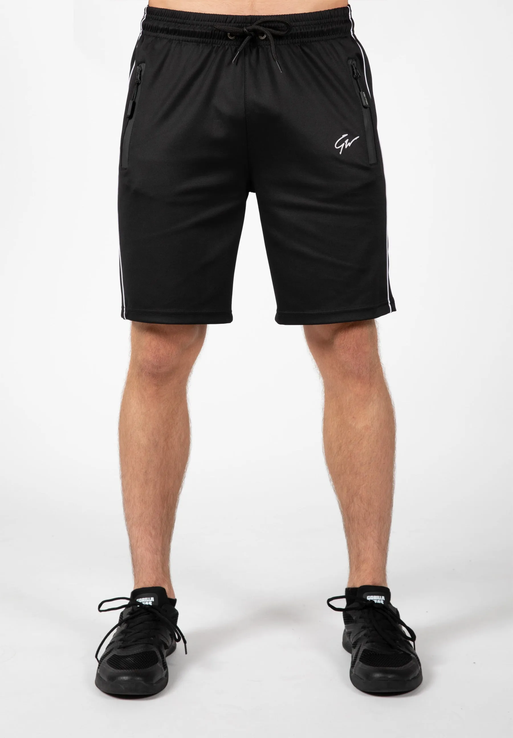 Wenden Track Shorts -Black/White