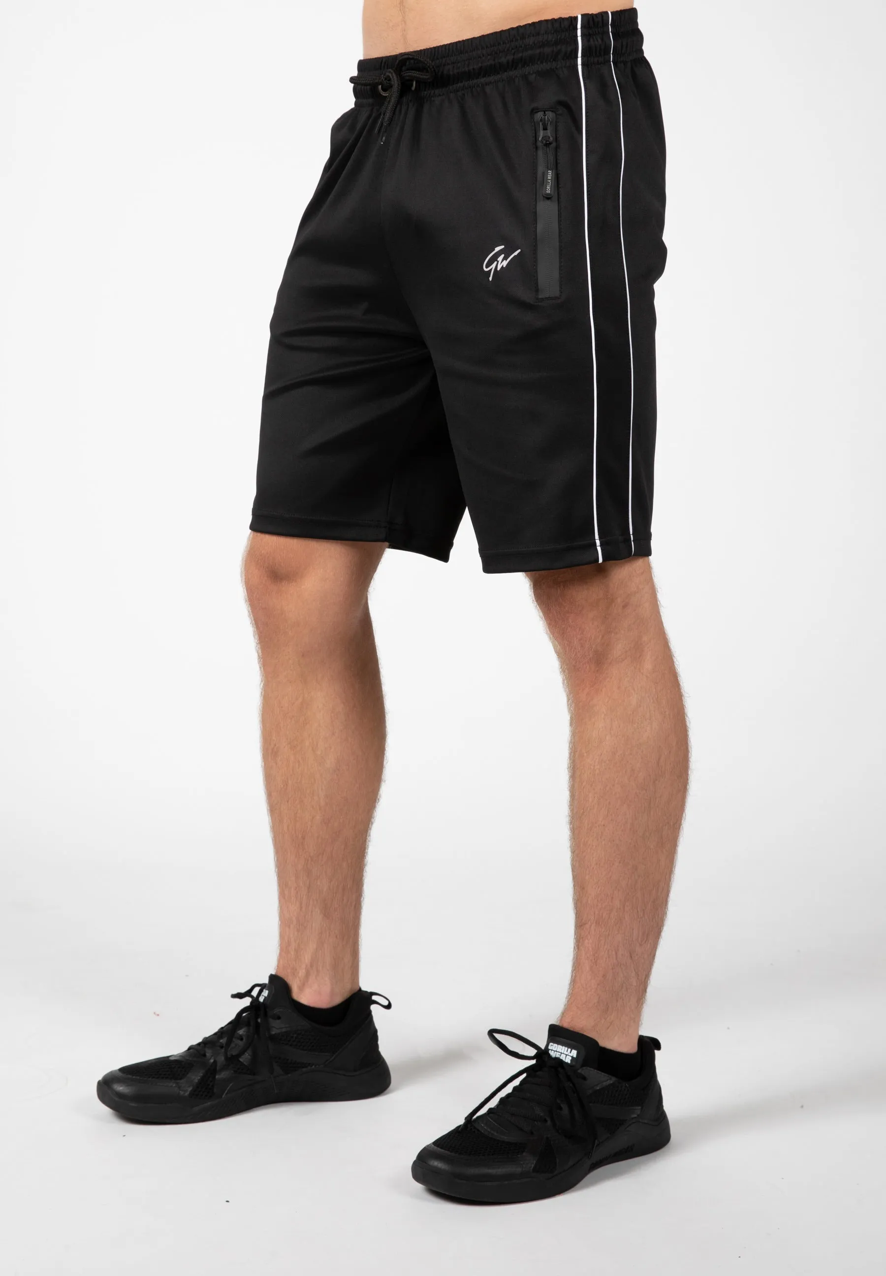 Wenden Track Shorts -Black/White