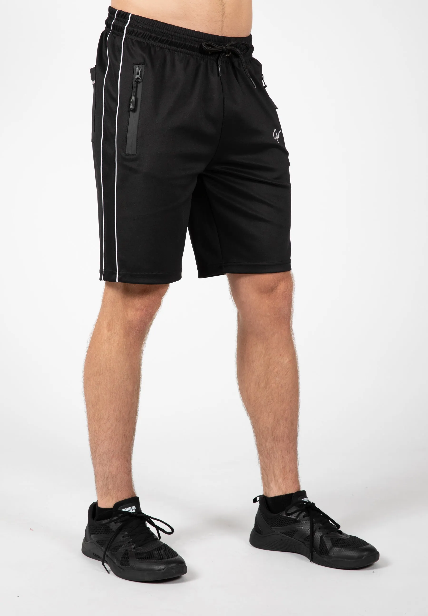 Wenden Track Shorts -Black/White