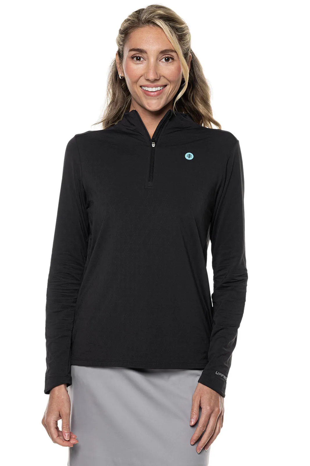 Women's Albatrose Golf Pullover  |  Black Diamond Jacquard