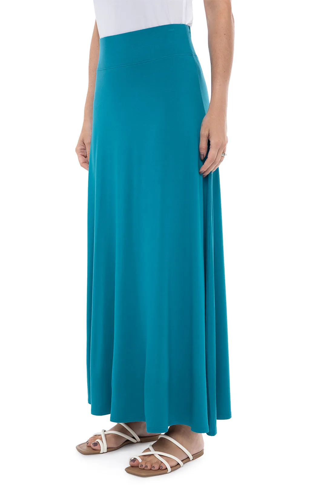 Women's Fabyan Maxi Skirt | Tahitian Teal