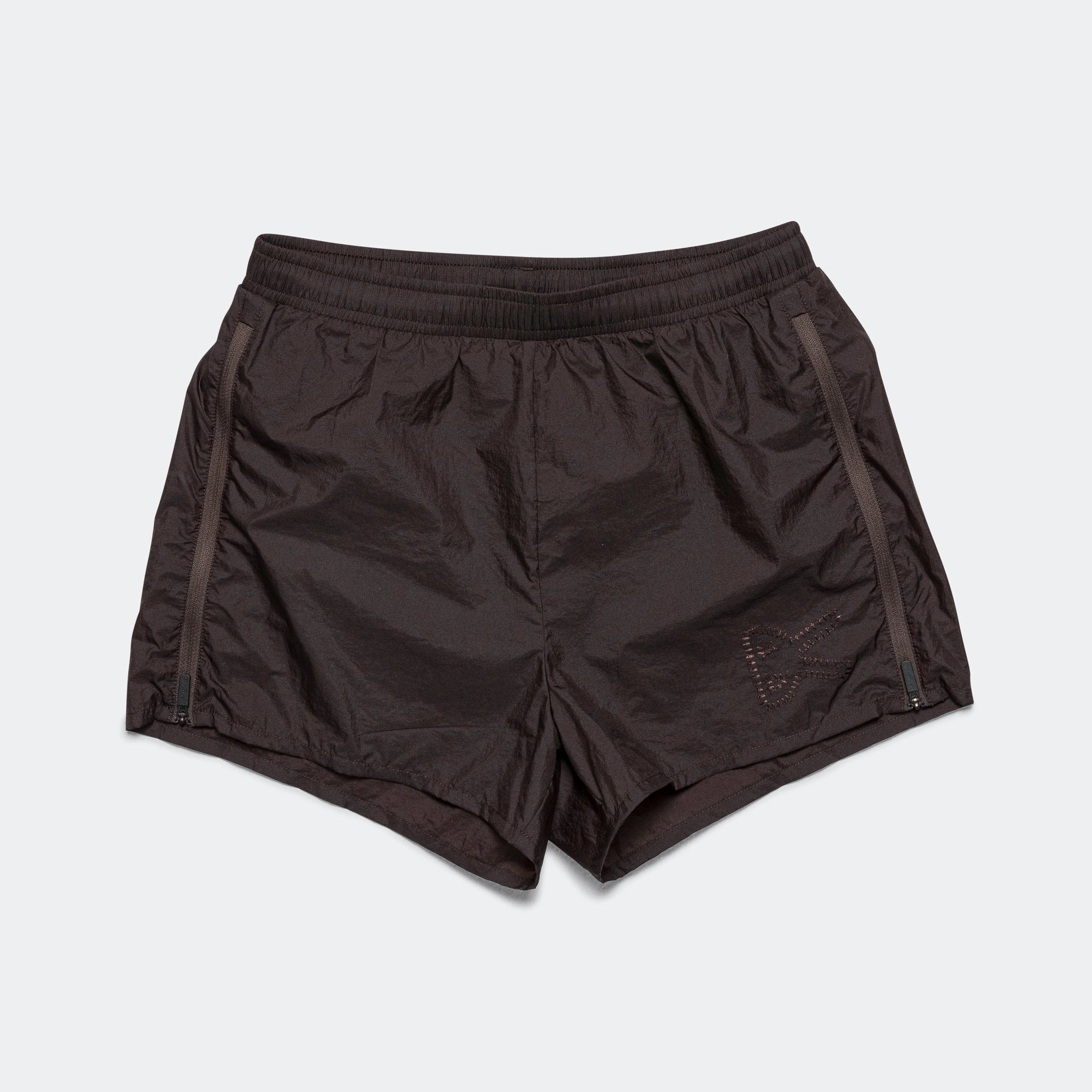 Womens Ultralight Zippered Hiking Shorts - Cacao